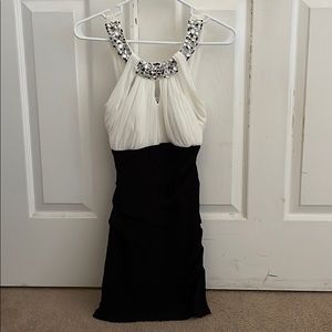 Black and White Prom Dress